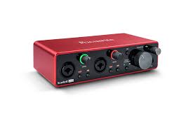 Focusrite scarlet 2i2 third-gen 2in/2out usb audio interface 